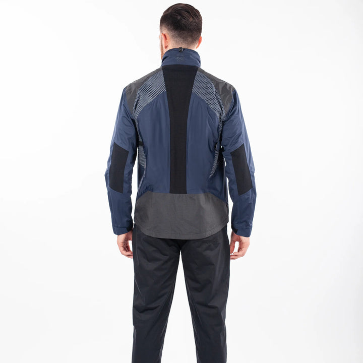 Action is a Waterproof golf jacket for Men in the color Navy(7)
