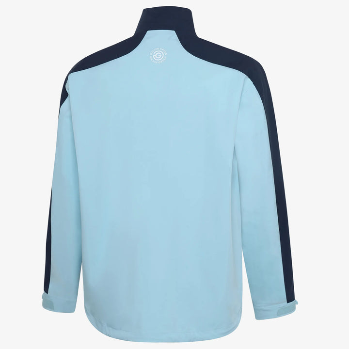 Adam is a Waterproof Golf Jacket for Men in the color Crystal Blue/Navy(1)
