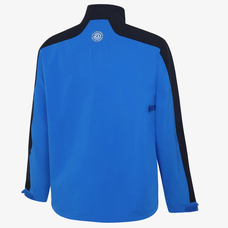Adam is a Waterproof Golf Jacket for Men in the color Royal Blue/Black(1)