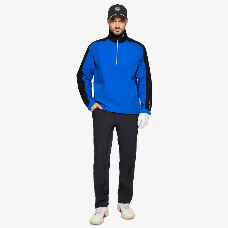 Adam is a Waterproof Golf Jacket for Men in the color Royal Blue/Black(2)