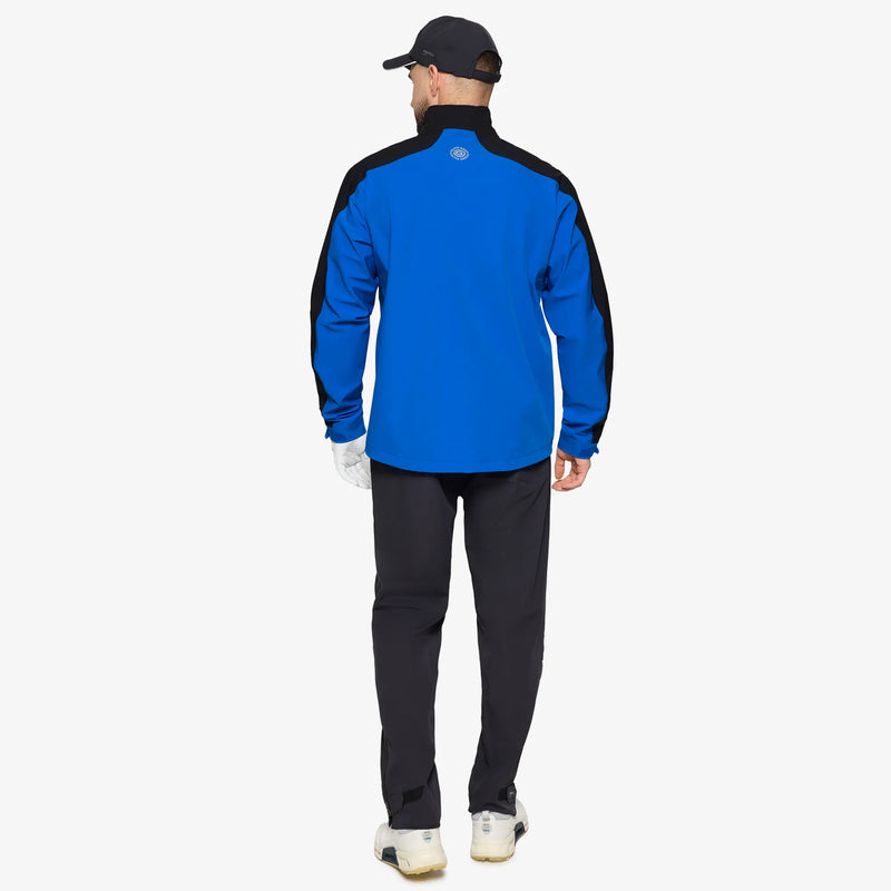 Adam is a Waterproof Golf Jacket for Men in the color Royal Blue/Black(6)