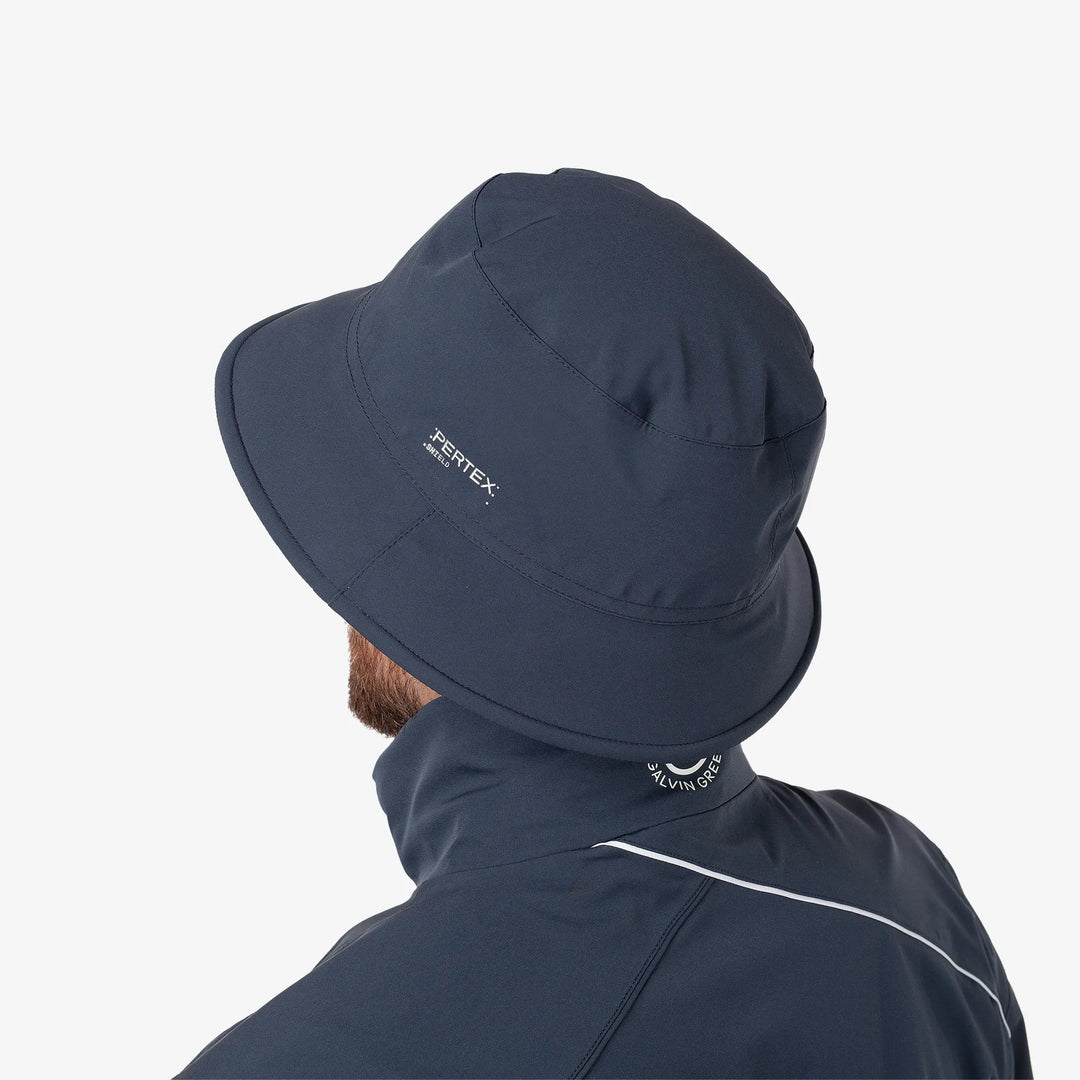 Addison Cresting is a Waterproof golf hat in the color Navy(3)