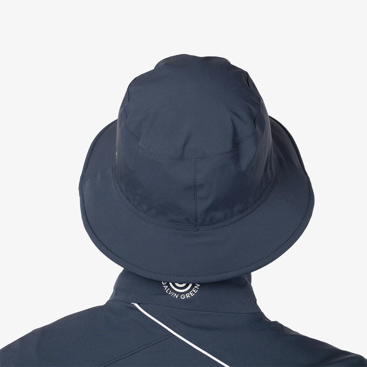 Addison Cresting is a Waterproof golf hat in the color Navy(4)