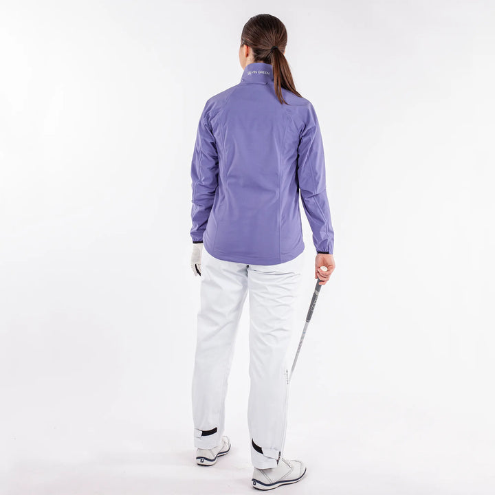 Adele is a Waterproof golf jacket for Women in the color Sugar Coral(8)