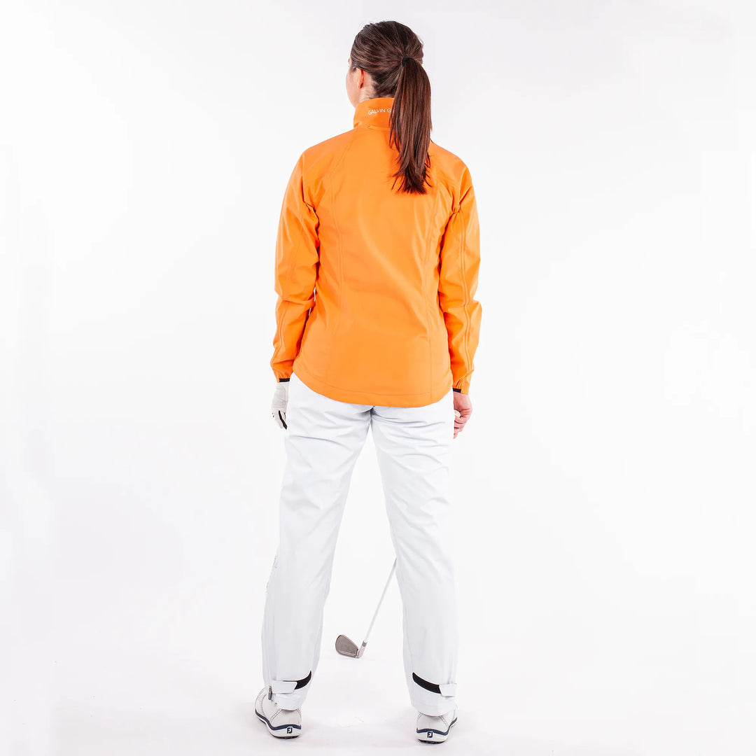 Adele is a Waterproof golf jacket for Women in the color Imaginary Pink(8)