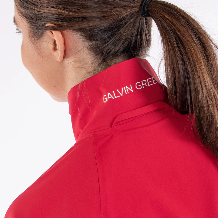 Adele is a Waterproof golf jacket for Women in the color Red(7)