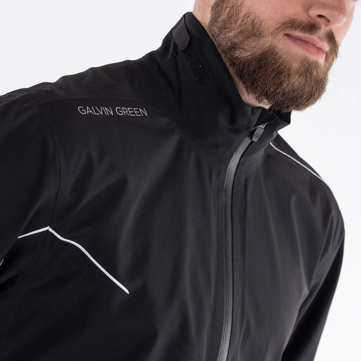 Aden is a Waterproof jacket for Men in the color Black(3)