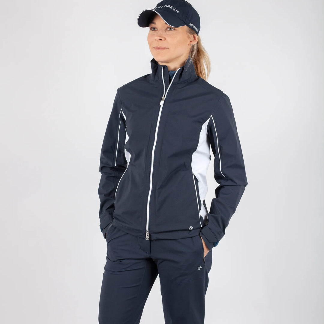 Aila is a Waterproof jacket for Women in the color Navy(1)