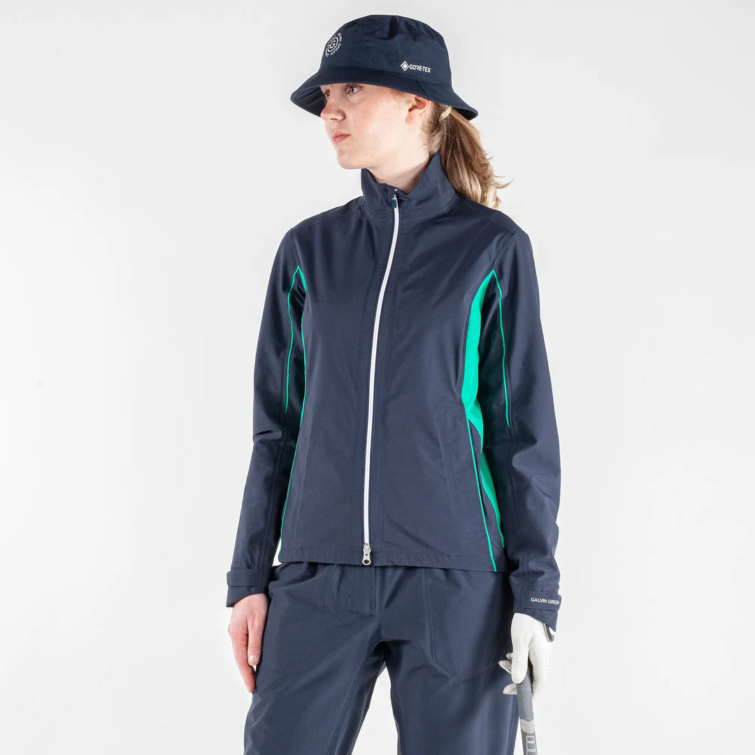Aila is a Waterproof jacket for Women in the color Fantastic Blue(1)