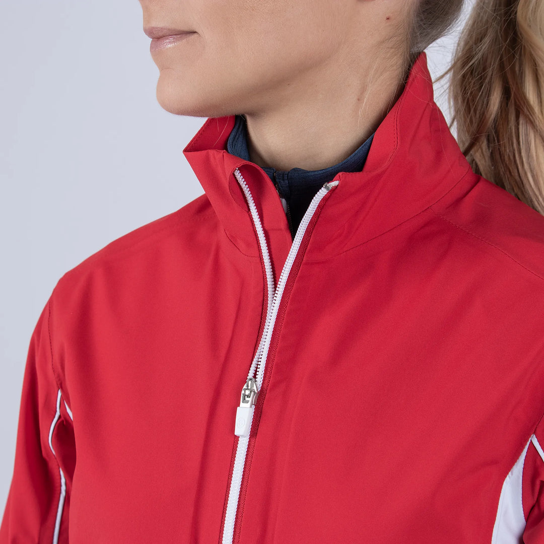 Aila is a Waterproof jacket for Women in the color Red(2)