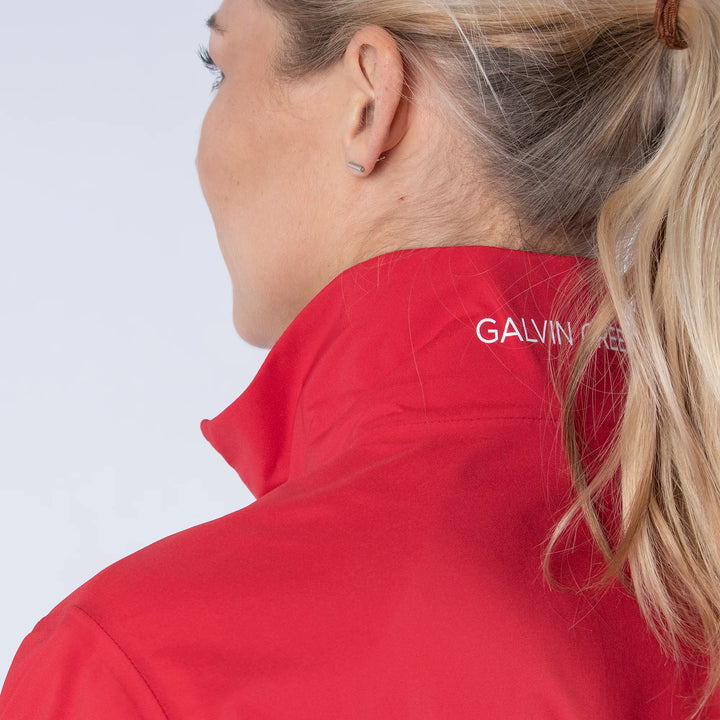 Aila is a Waterproof jacket for Women in the color Red(3)