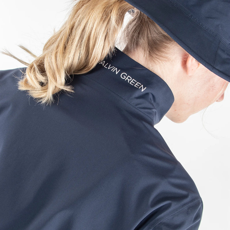 Aila is a Waterproof jacket for Women in the color Fantastic Blue(5)