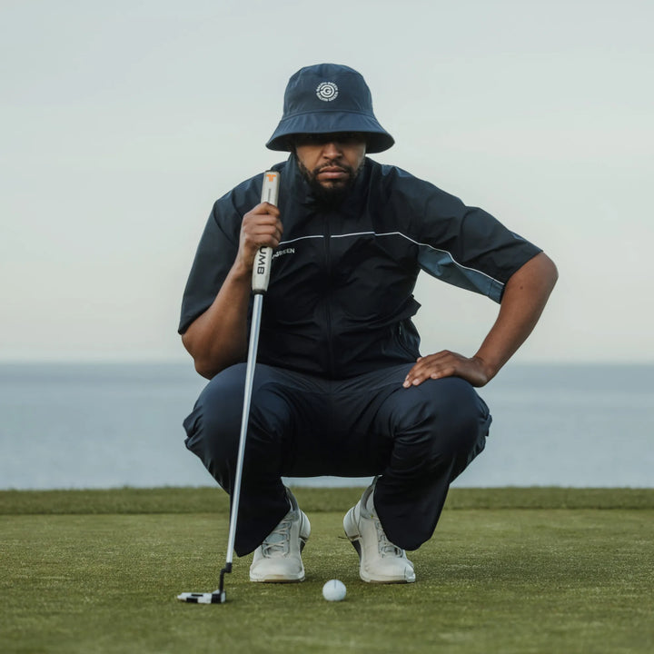 Alan is a Waterproof golf pants for Men in the color Navy(10)