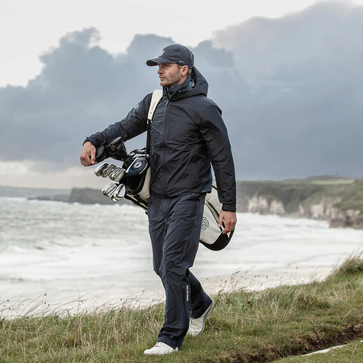 Akron is a Waterproof Golf Jacket for Men in the color Navy(14)