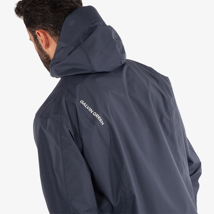 Akron is a Waterproof Golf Jacket for Men in the color Navy(10)