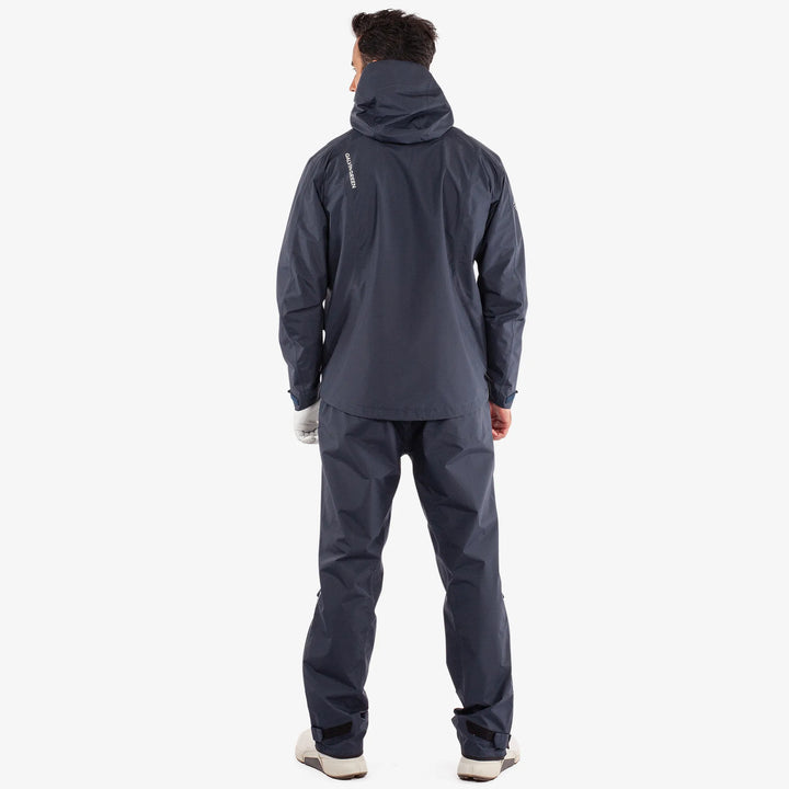 Akron is a Waterproof Golf Jacket for Men in the color Navy(11)