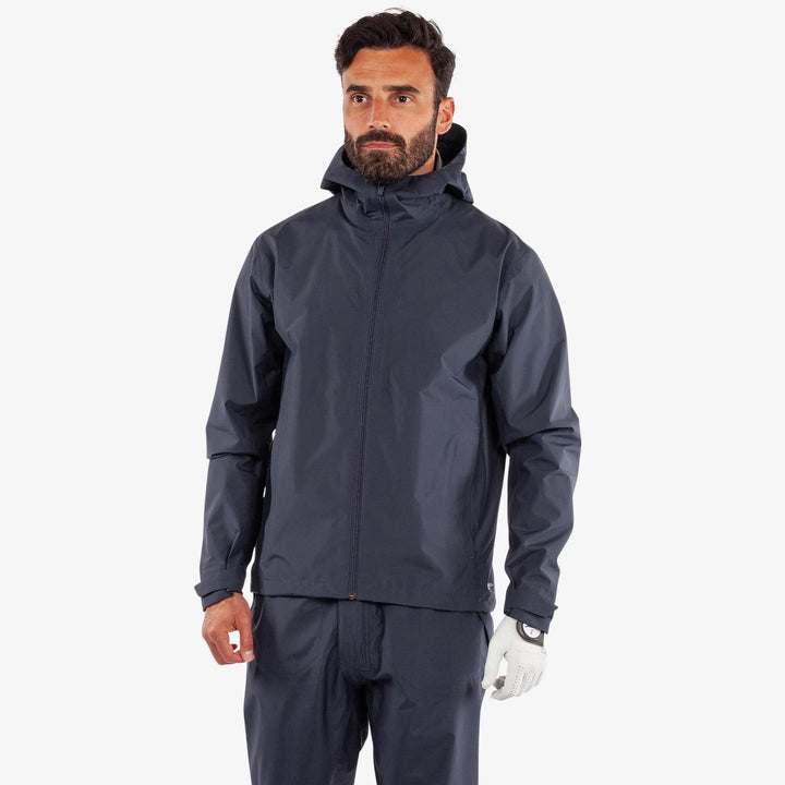 Akron is a Waterproof Golf Jacket for Men in the color Navy(1)