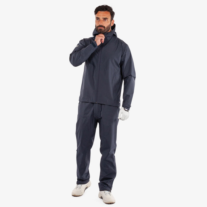 Akron is a Waterproof Golf Jacket for Men in the color Navy(2)