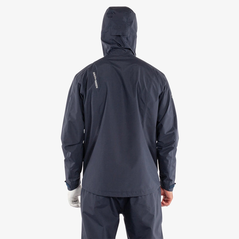 Akron is a Waterproof Golf Jacket for Men in the color Navy(9)