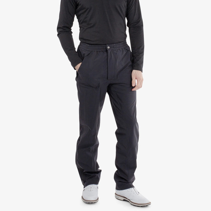 Alan is a Waterproof golf pants for Men in the color Black(1)