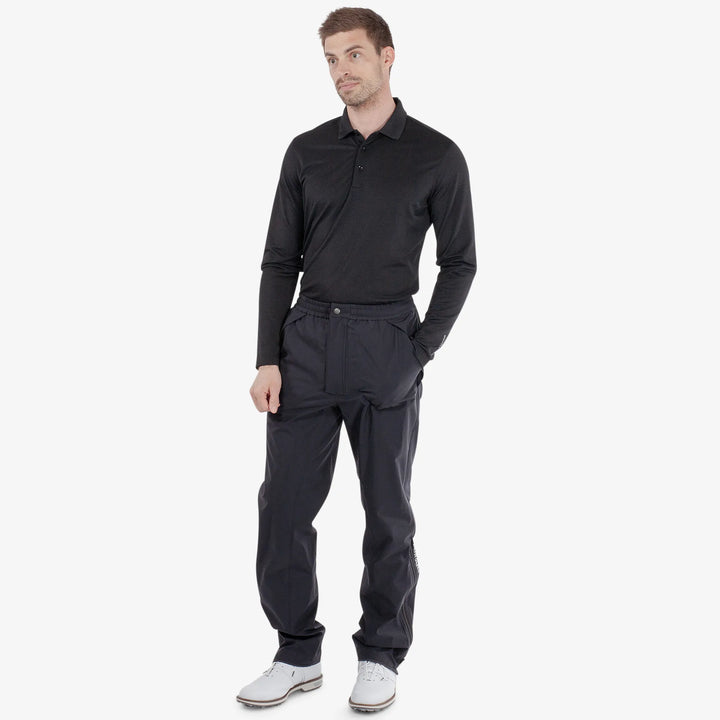 Alan is a Waterproof golf pants for Men in the color Black(2)