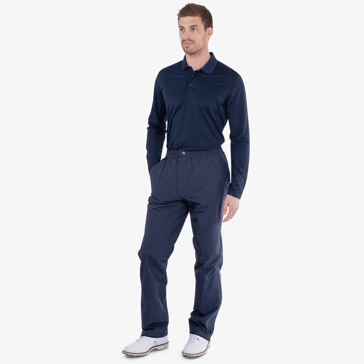 Alan is a Waterproof golf pants for Men in the color Navy(2)