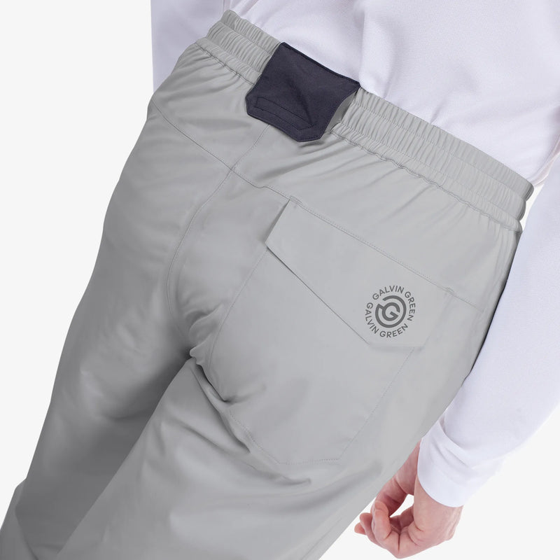 Alan is a Waterproof golf  pants for Men in the color Cool Grey(6)