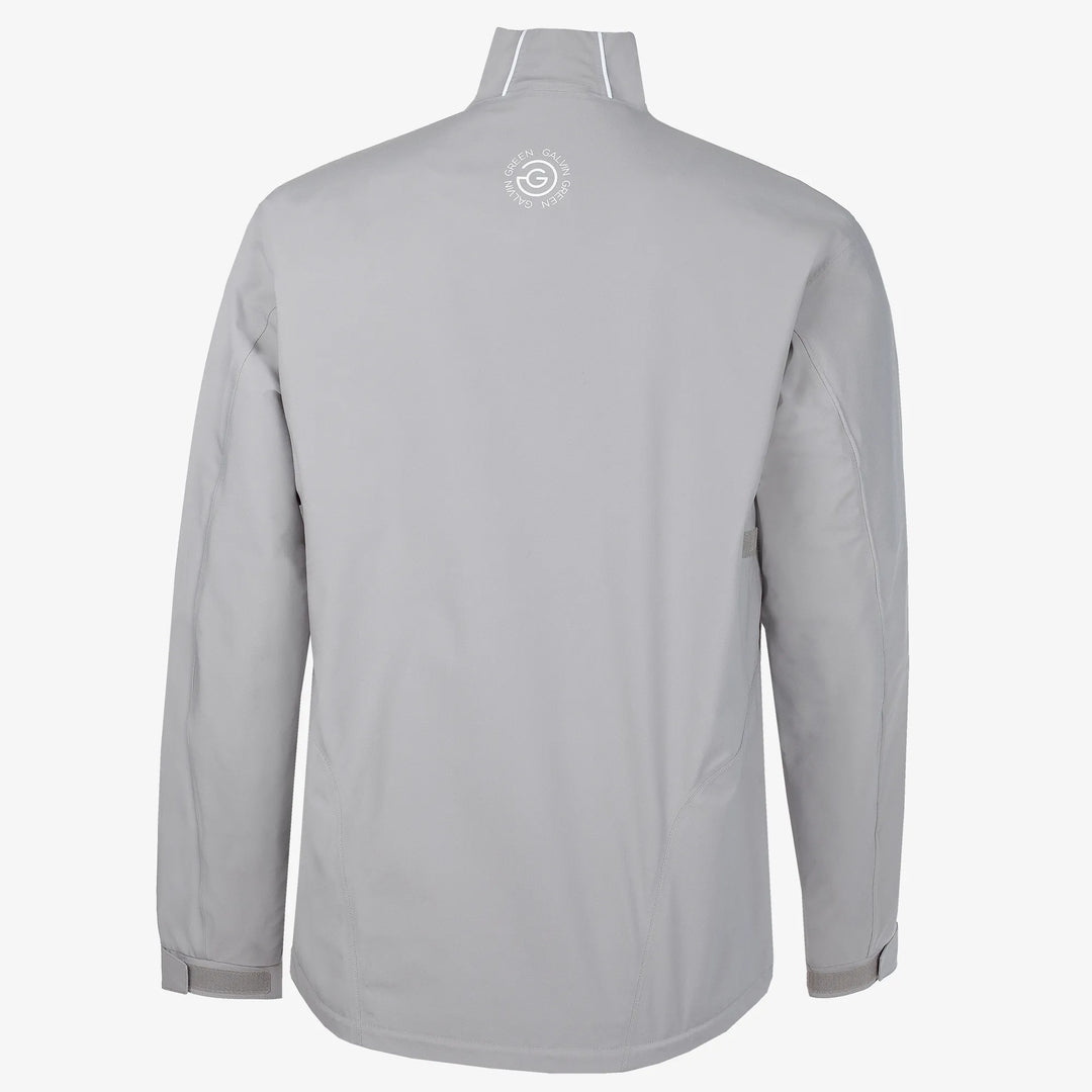 Albert is a Waterproof golf jacket for Men in the color Sharkskin/Cool Grey/White(9)