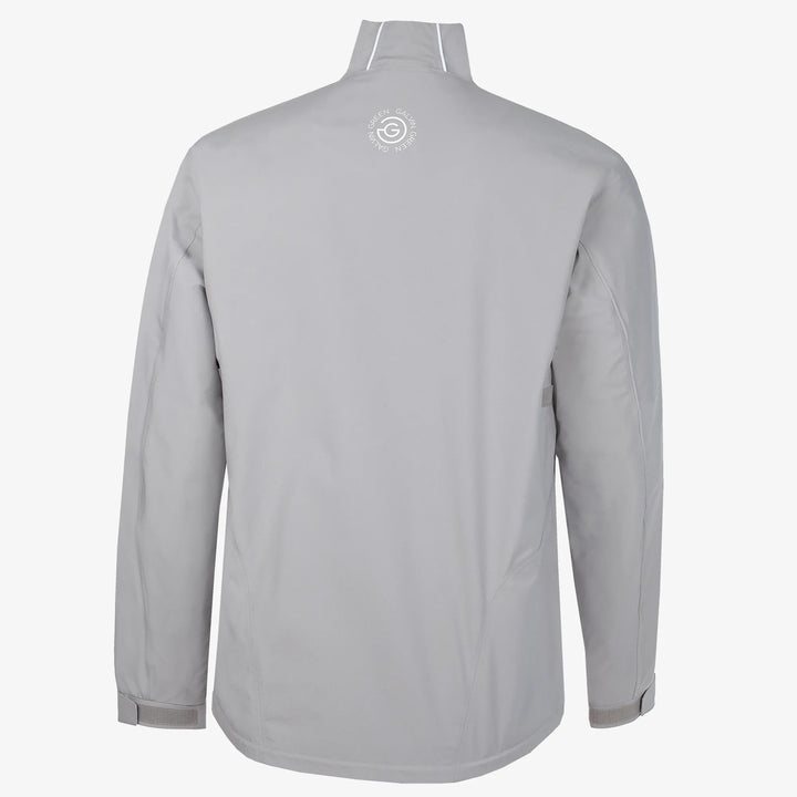 Albert is a Waterproof golf jacket for Men in the color Sharkskin/Cool Grey/White(9)