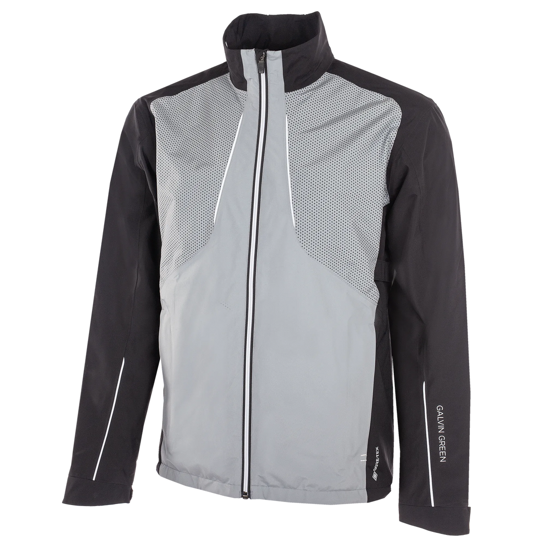 Albert Waterproof golf jacket Fantastic Black – Galvin Green