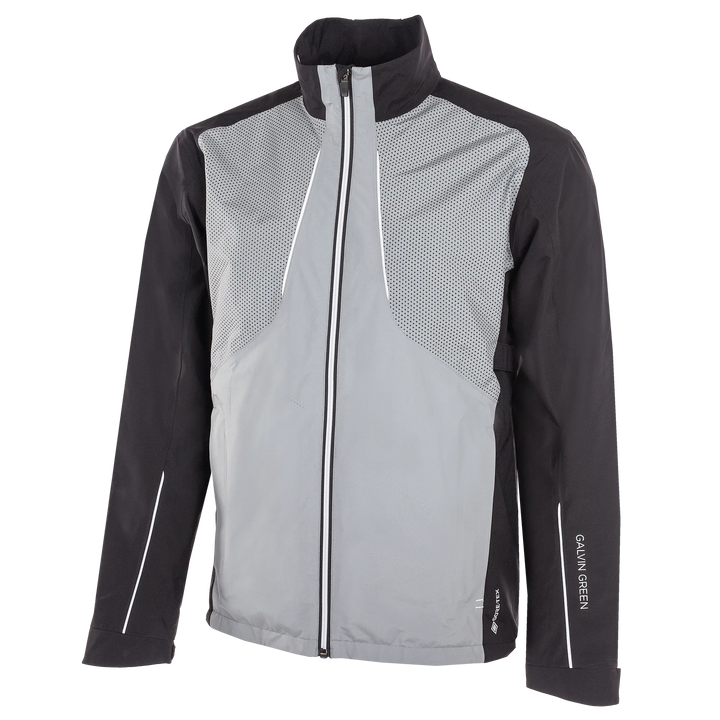 Albert is a Waterproof golf jacket for Men in the color Fantastic Black(0)