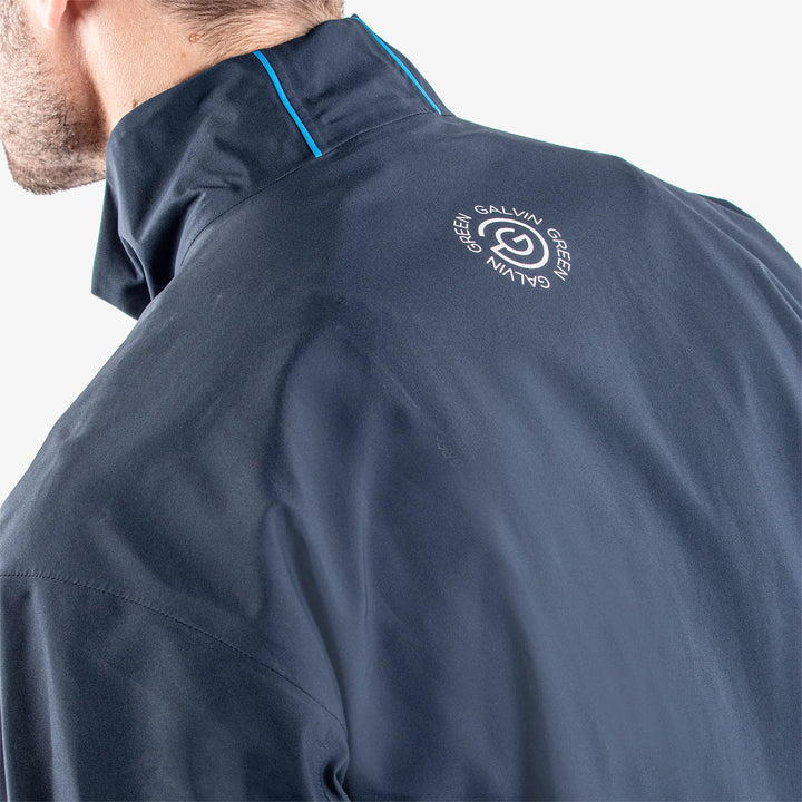 Albert is a Waterproof golf jacket for Men in the color Navy/White/Blue (7)