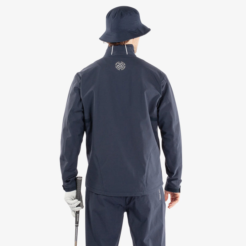 Albert is a Waterproof golf jacket for Men in the color Navy/White(6)