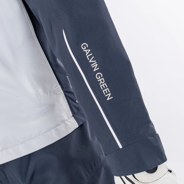 Albert is a Waterproof golf jacket for Men in the color Cool Grey(5)