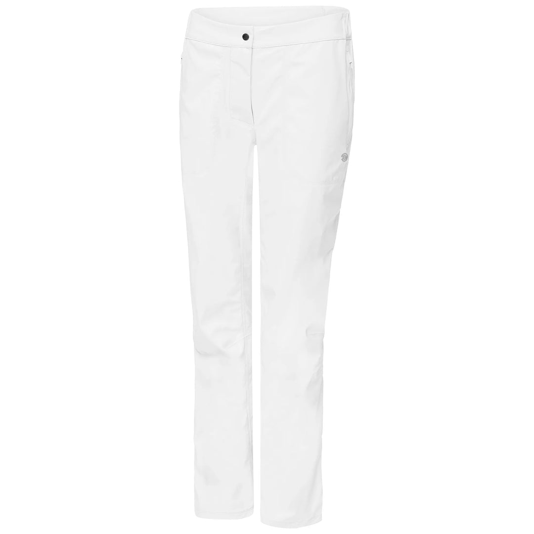 Alexandra is a Waterproof golf pants for Women in the color White(0)