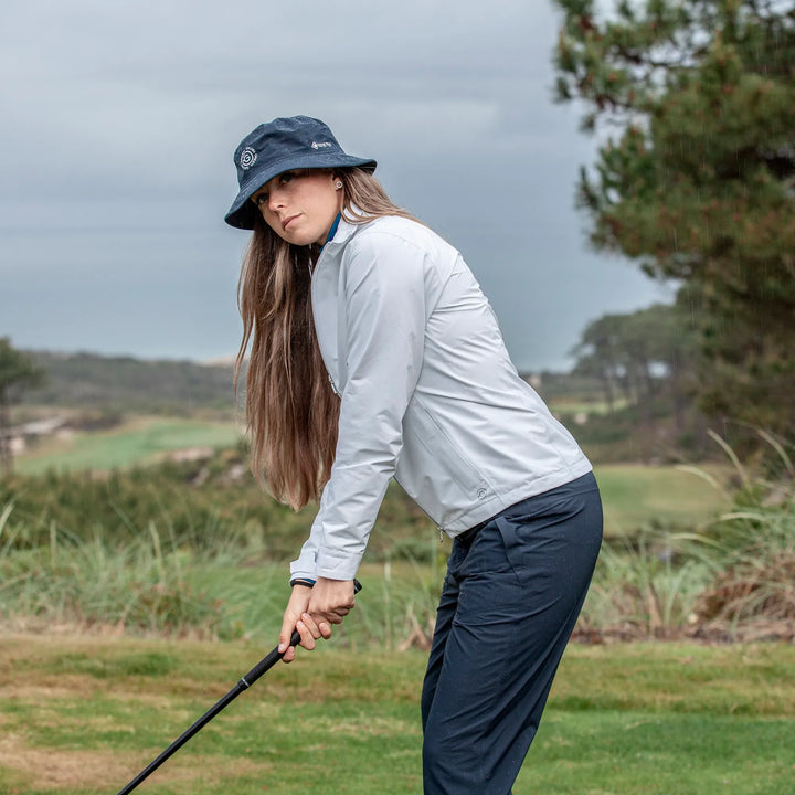 Alice is a Waterproof golf jacket for Women in the color White(10)