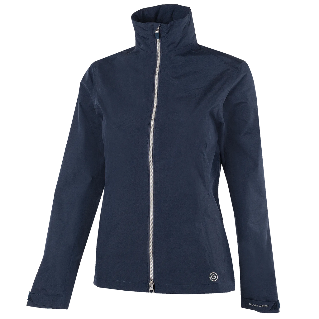 Alice Waterproof golf jacket Navy – Galvin Green