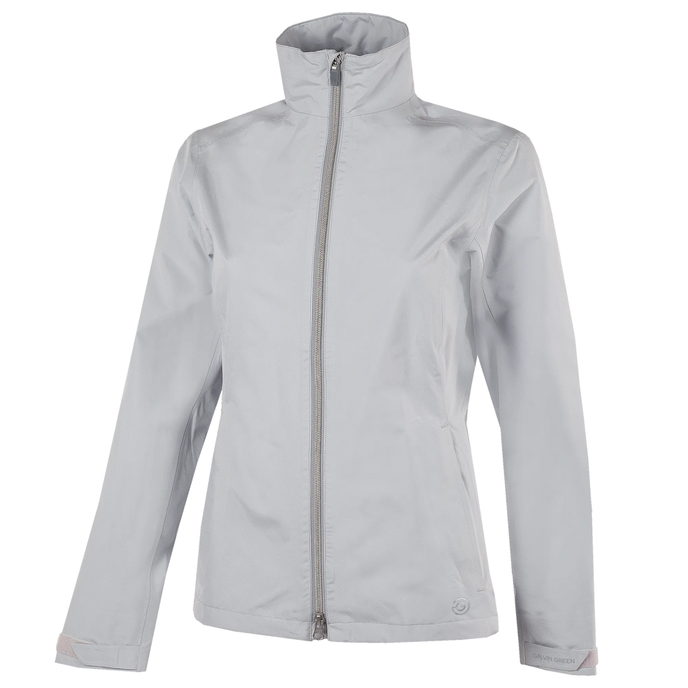 Alice is a Waterproof golf jacket for Women in the color Cool Grey(0)