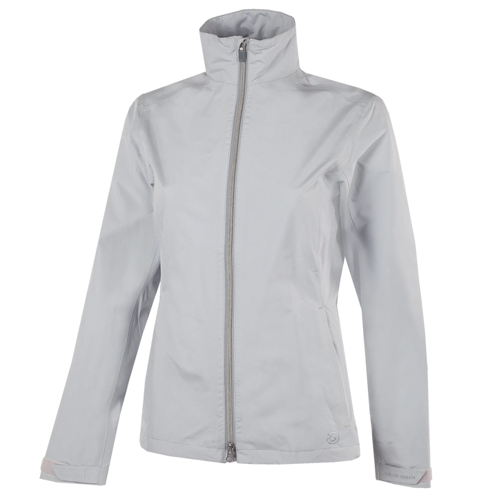 Alice is a Waterproof golf jacket for Women in the color Cool Grey(0)
