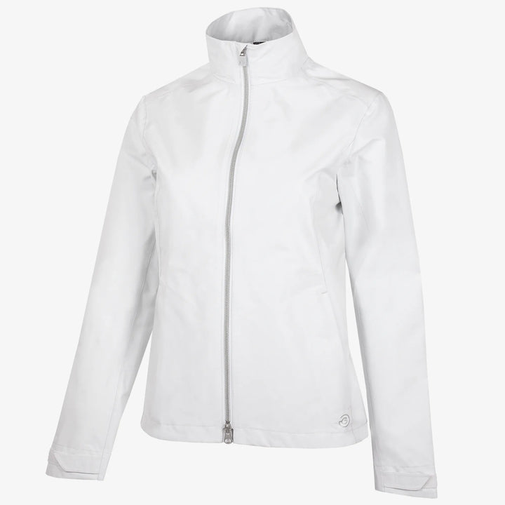 Alice is a Waterproof golf jacket for Women in the color White(0)