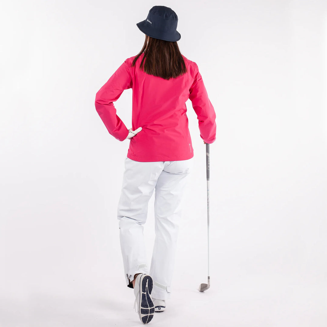 Alice is a Waterproof jacket for Women in the color Amazing Pink(6)