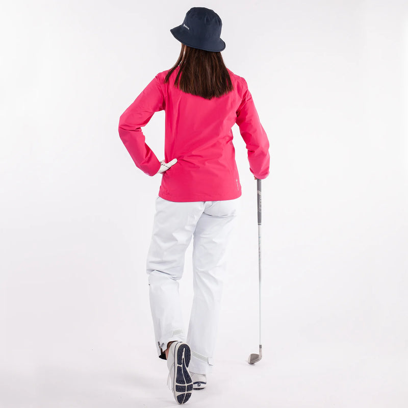 Alice is a Waterproof jacket for Women in the color Amazing Pink(6)