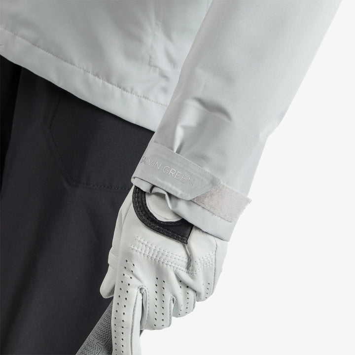 Alice is a Waterproof golf jacket for Women in the color Cool Grey(5)