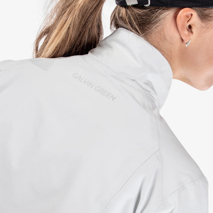 Alice is a Waterproof golf jacket for Women in the color White(7)