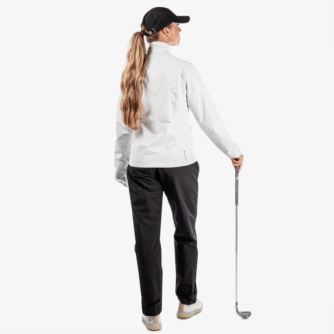 Alice is a Waterproof golf jacket for Women in the color White(8)