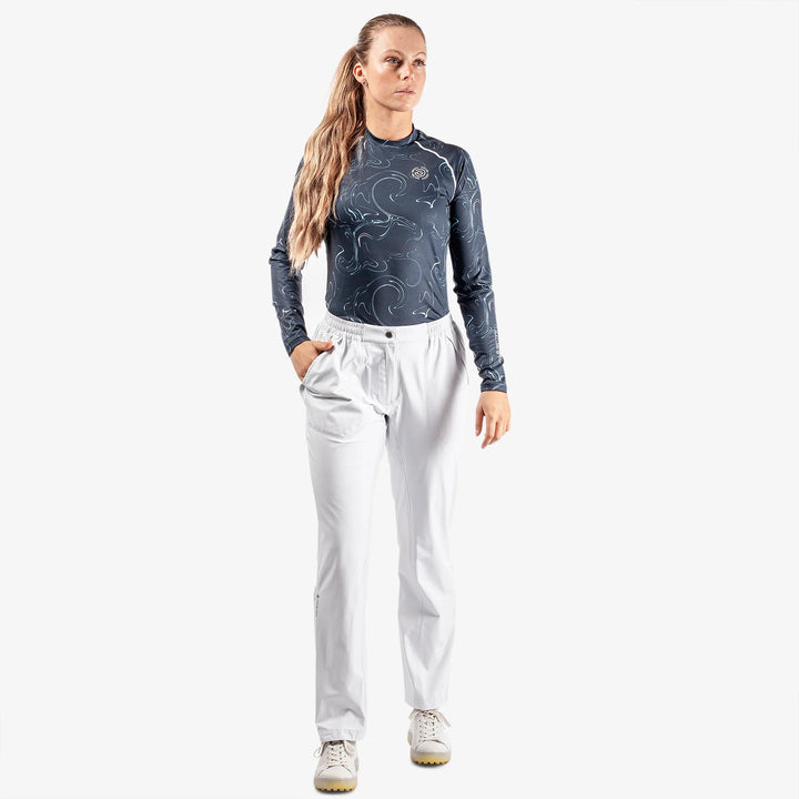 Alina is a Waterproof golf pants for Women in the color White(2)