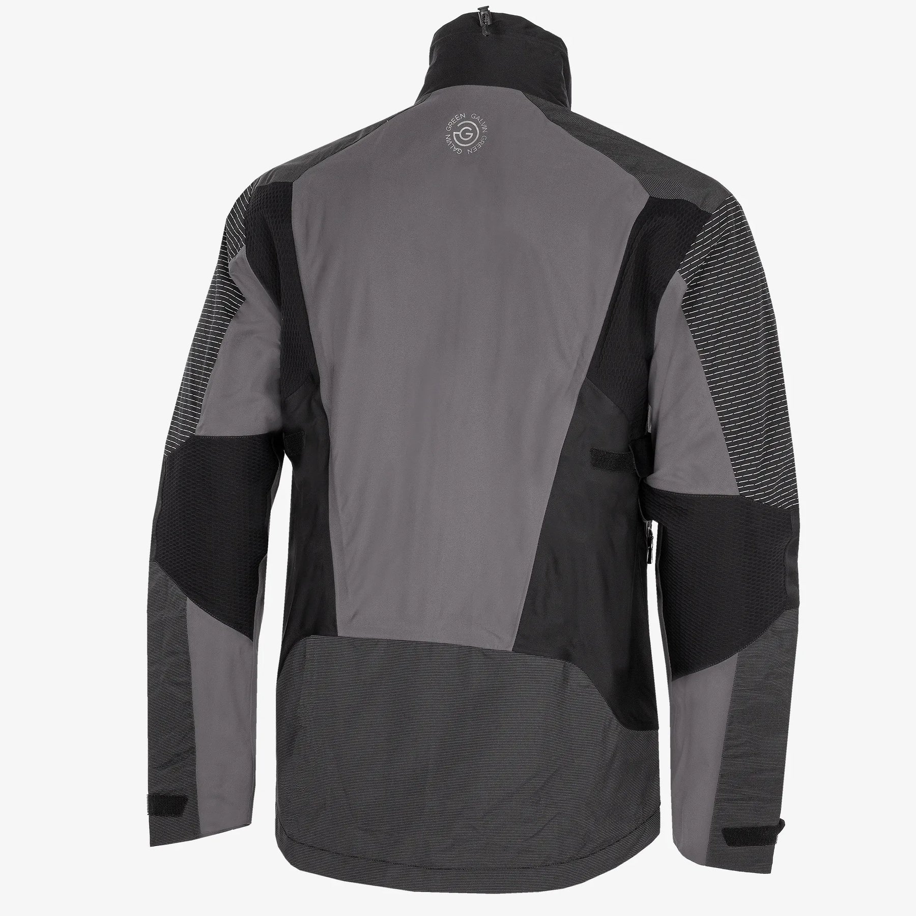 Alister Waterproof golf jacket Forged Iron/Black – Galvin Green