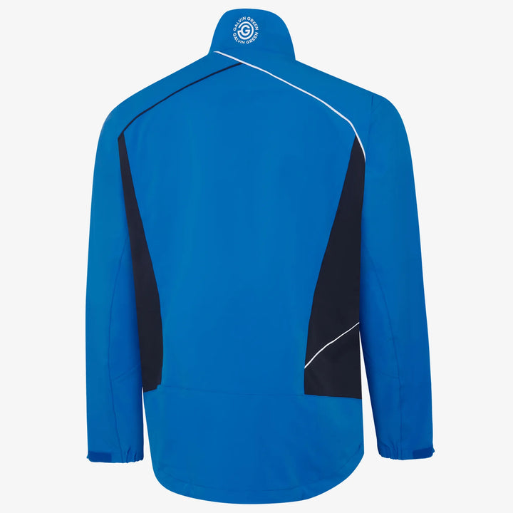 Ames is a Waterproof golf jacket for Men in the color Royal Blue/Black(8)
