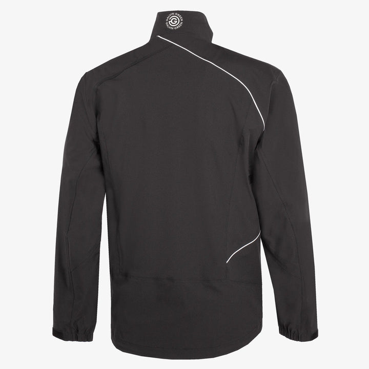 Ames is a Waterproof golf jacket for Men in the color Black/White(8)
