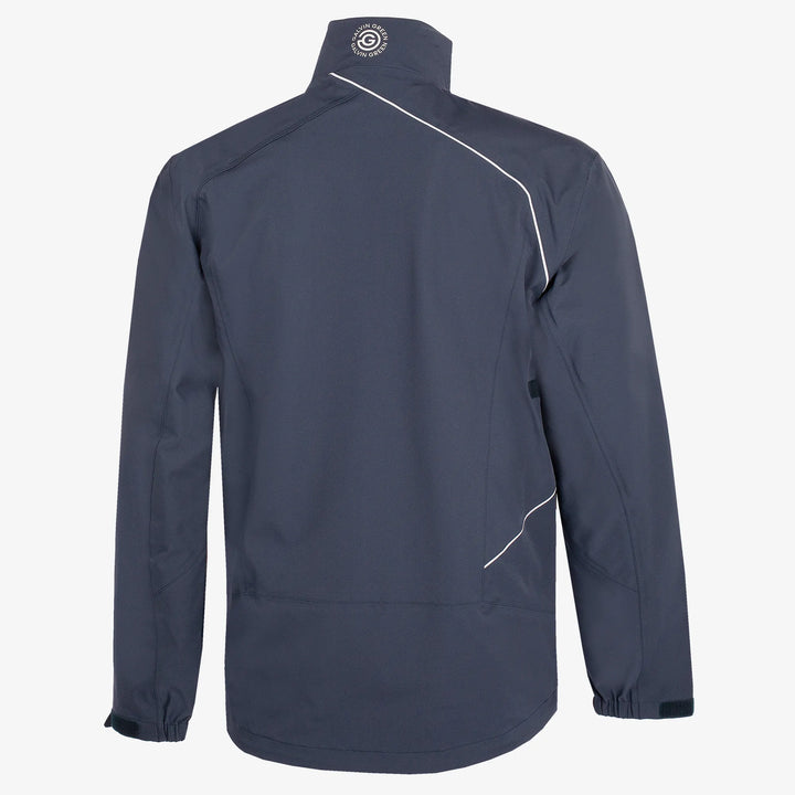 Ames is a Waterproof golf jacket for Men in the color Navy/White(8)